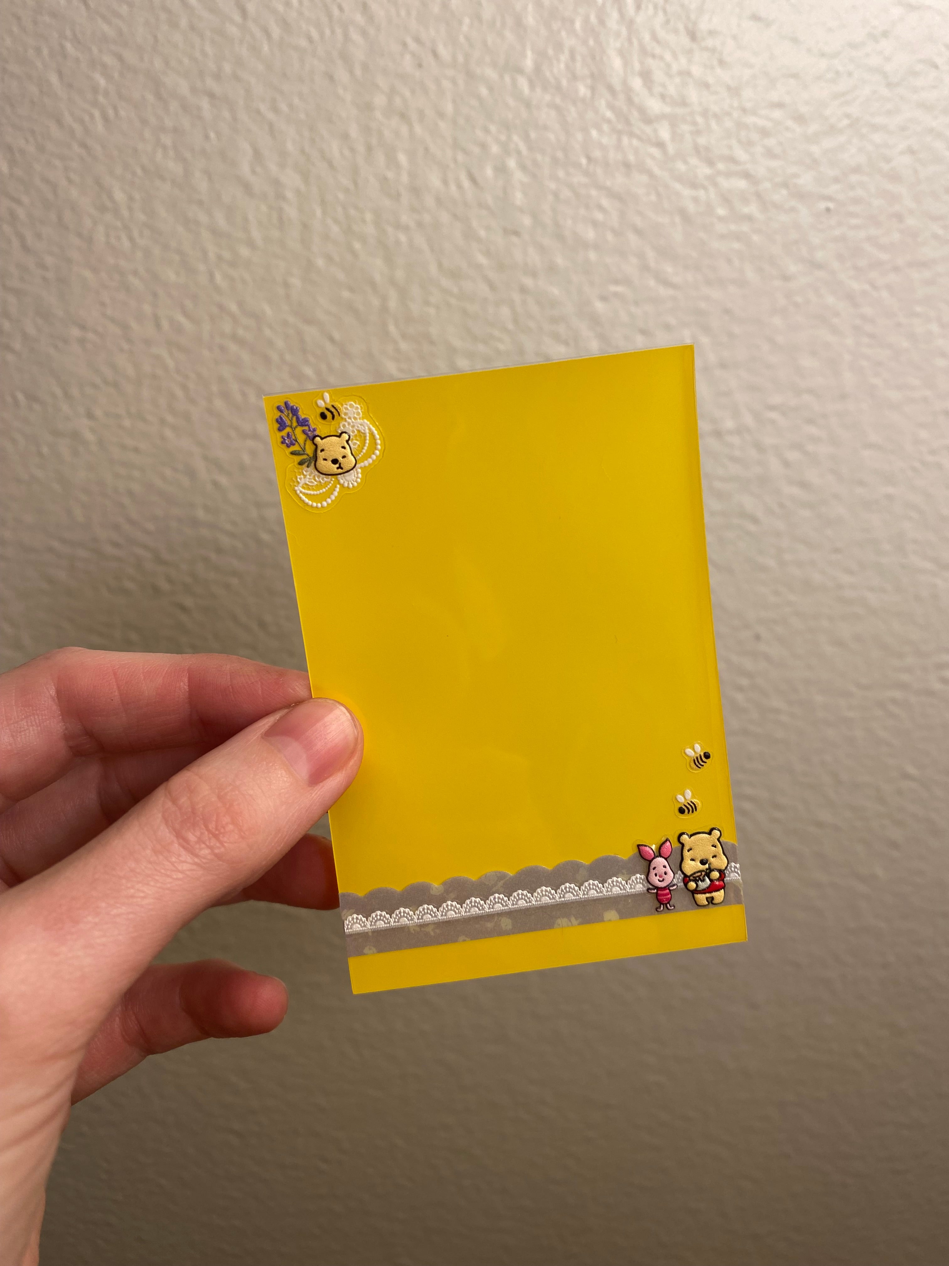 Pooh Card Sleeve