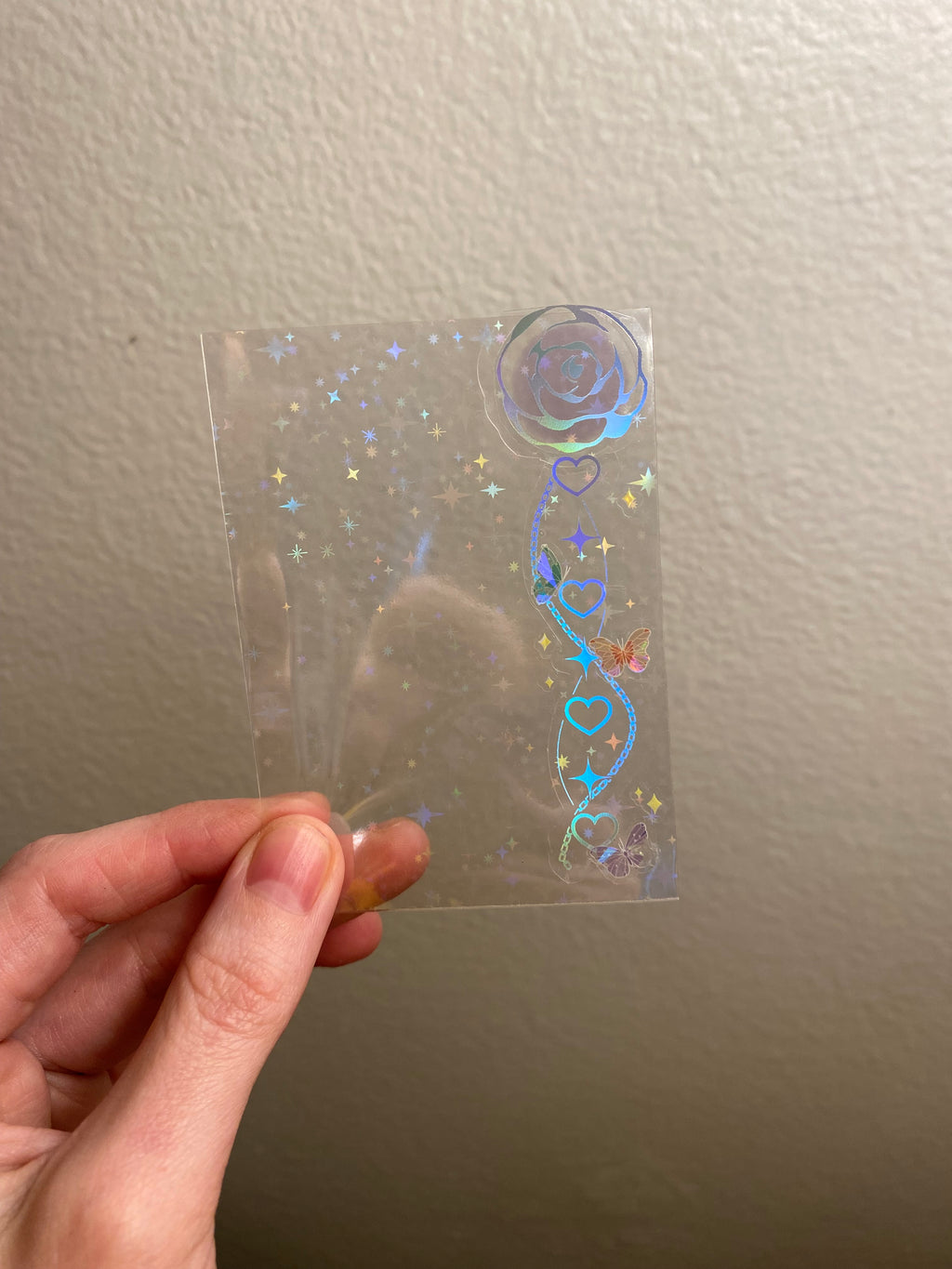 Rose Butterfly Card Sleeve