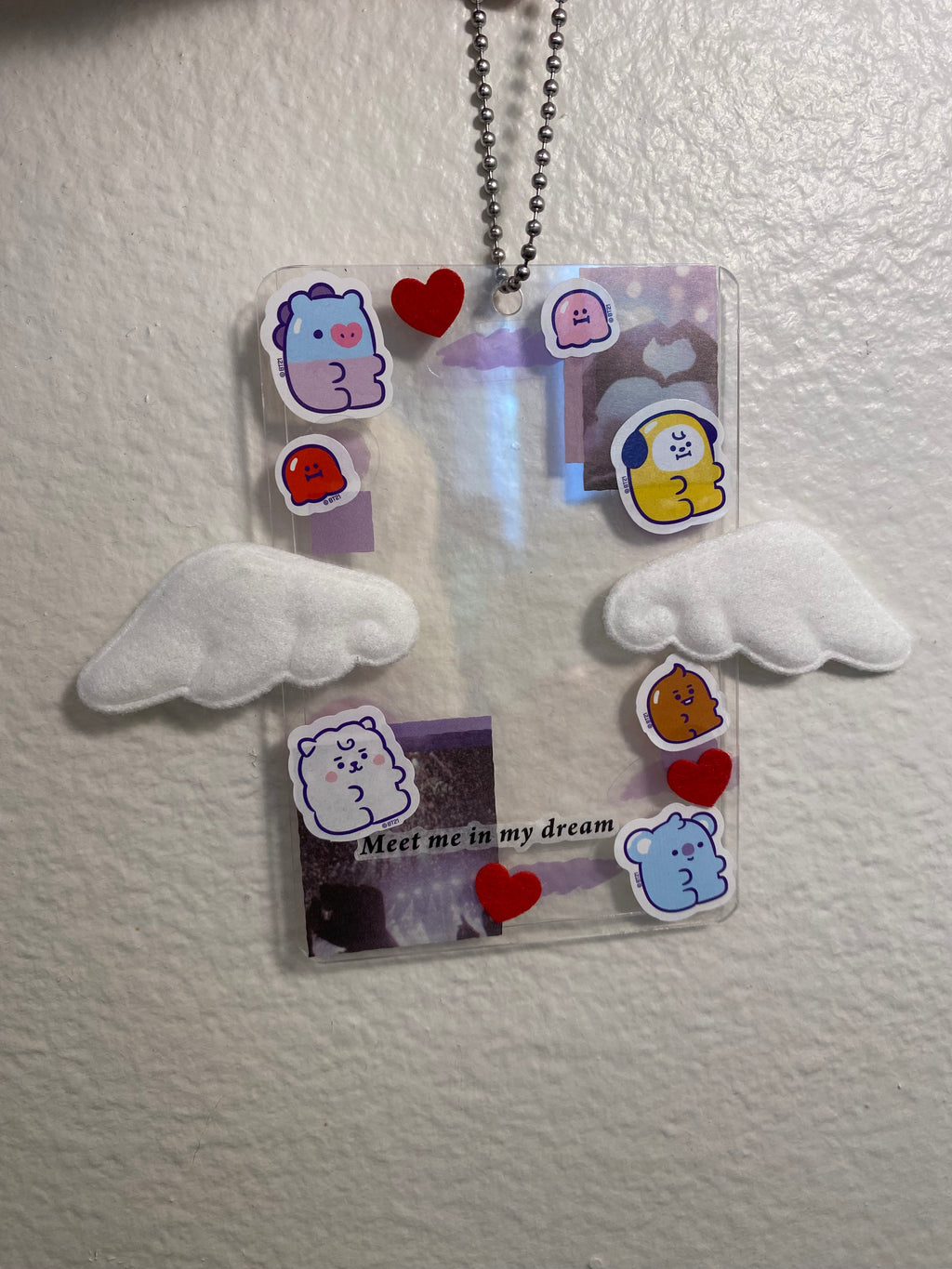 BT21 Photocard Keychain