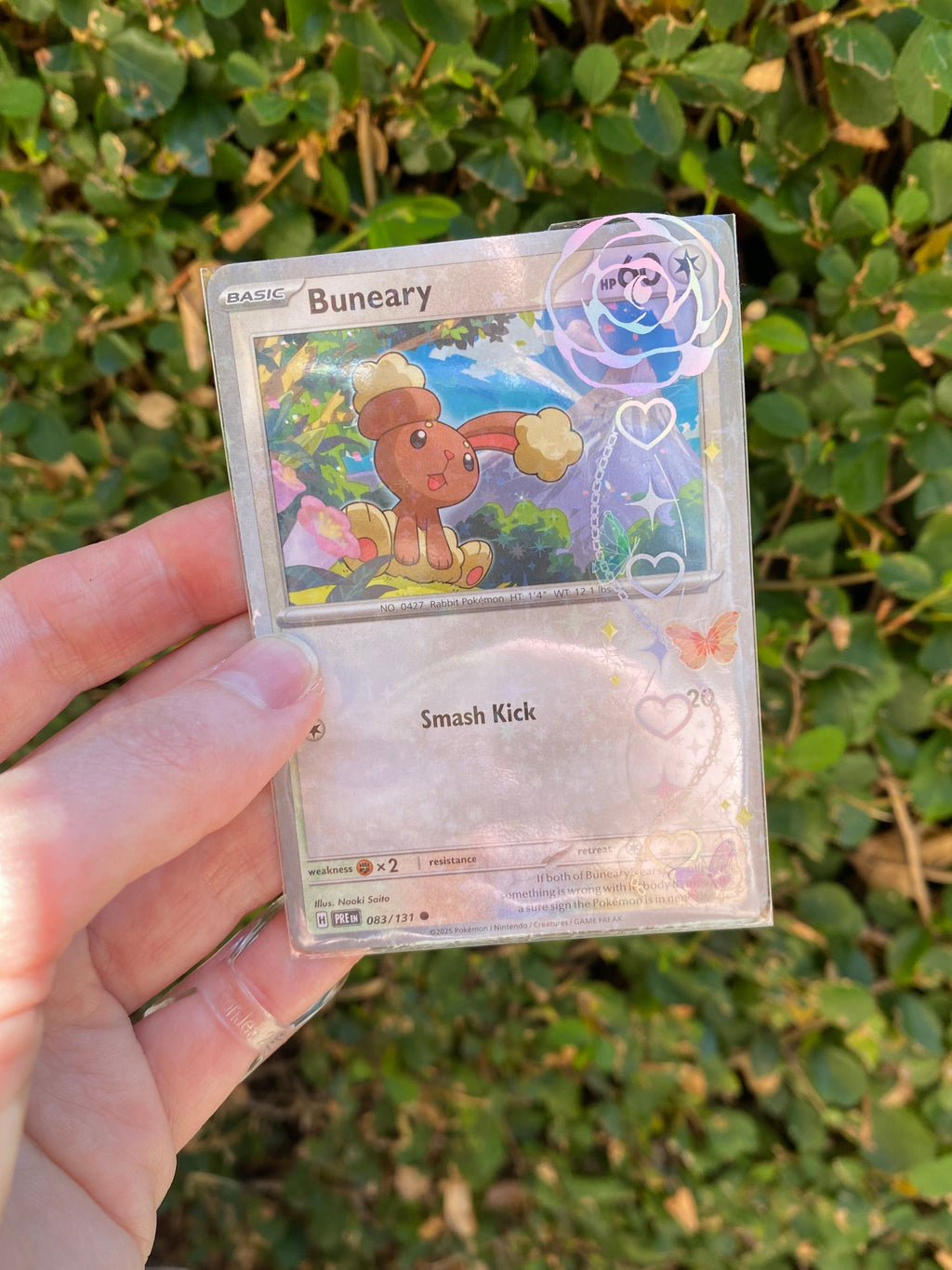 Rose Butterfly Card Sleeve